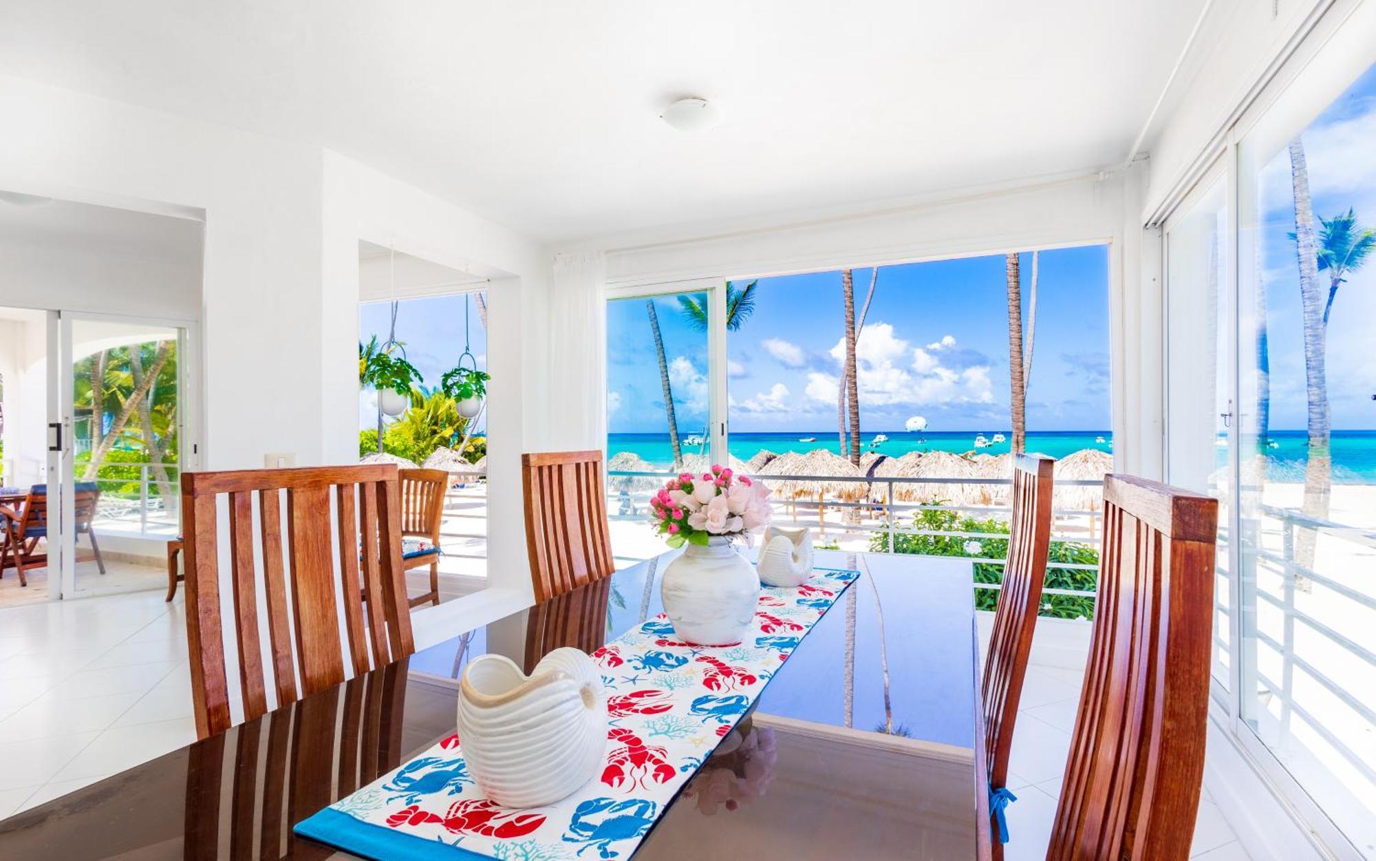 Prime Ocean View Punta Cana Apartments - 3-Bedroom Getaway With Private Terrace On Bavaro Beach Exterior photo