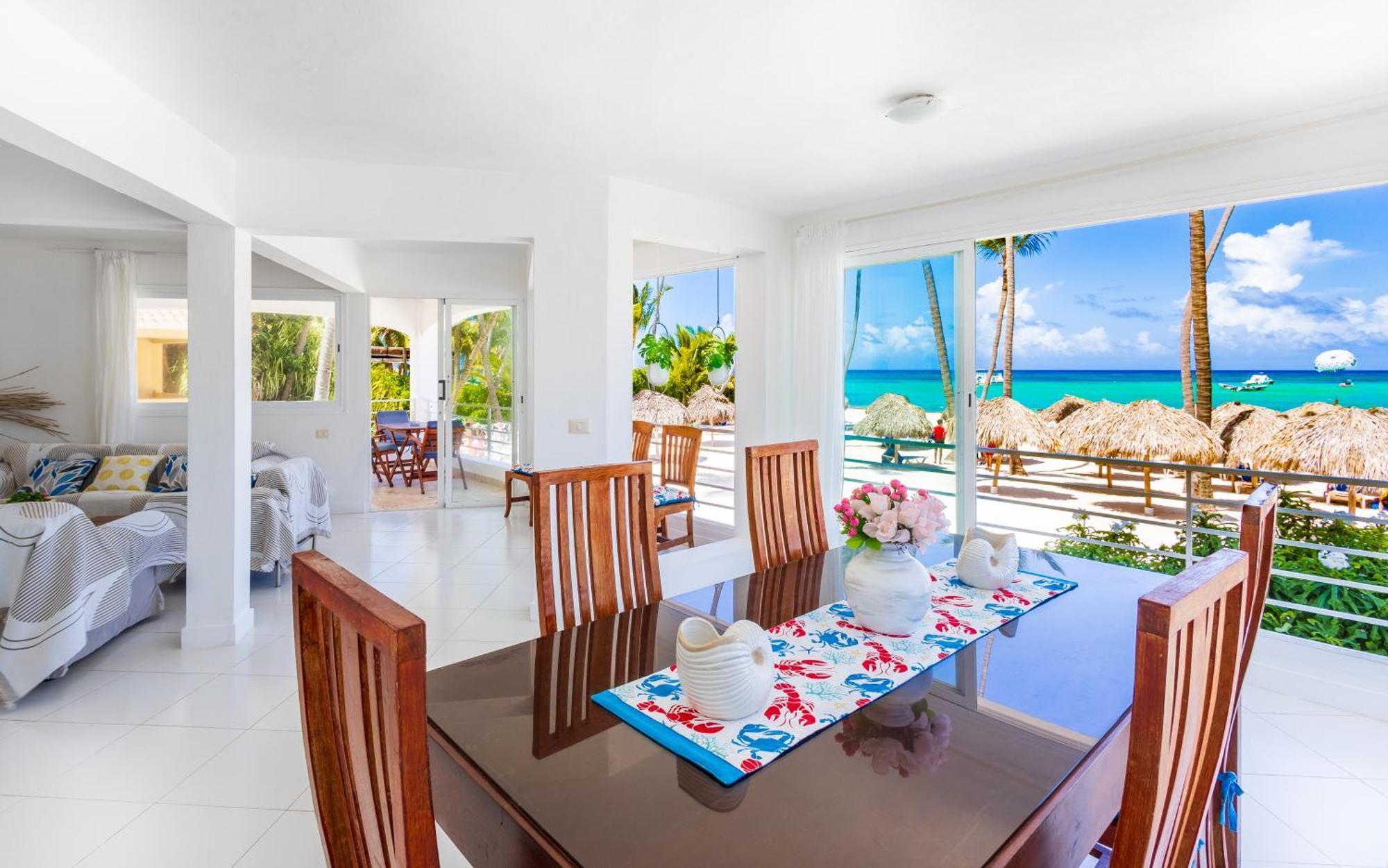 Prime Ocean View Punta Cana Apartments - 3-Bedroom Getaway With Private Terrace On Bavaro Beach Exterior photo